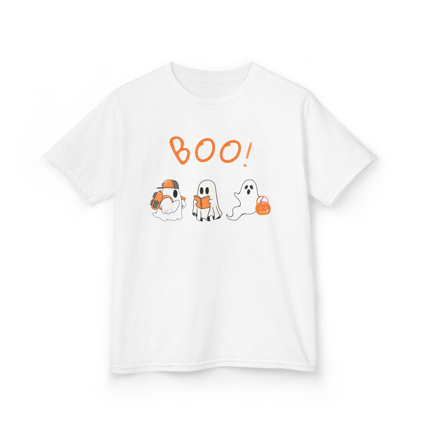 Kids Halloween Boo T-Shirt – Cute Ghost Trick or Treat Tee
