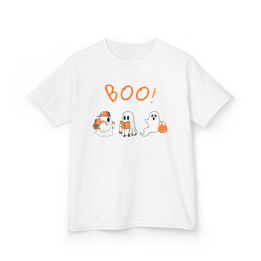Kids Halloween Boo T-Shirt – Cute Ghost Trick or Treat Tee