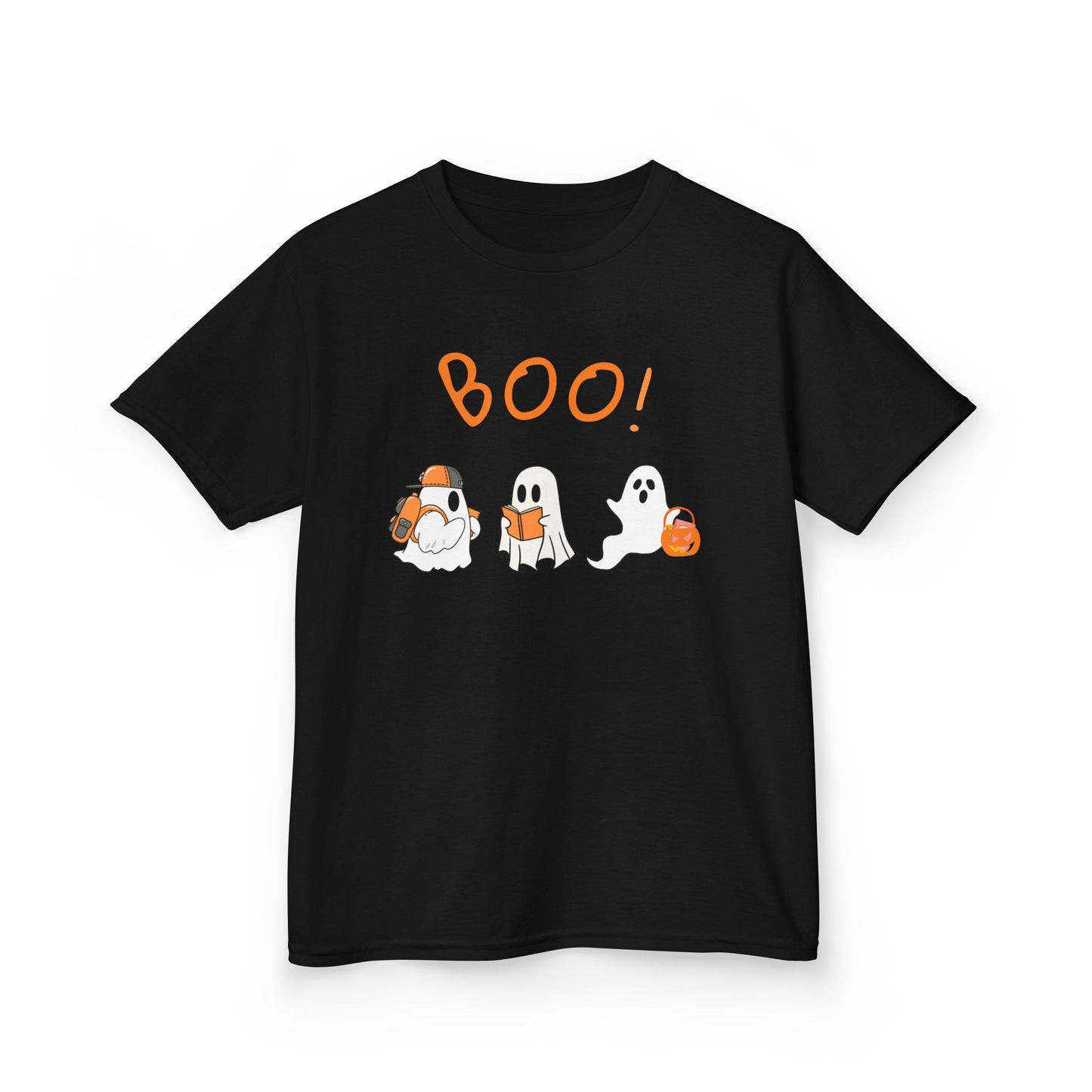 Kids Halloween Boo T-Shirt – Cute Ghost Trick or Treat Tee